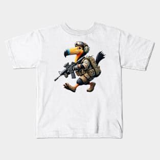 Tactical Dodo Bird Kids T-Shirt